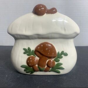 Vintage Mushroom napkin holder from 70’s hobbyist piece